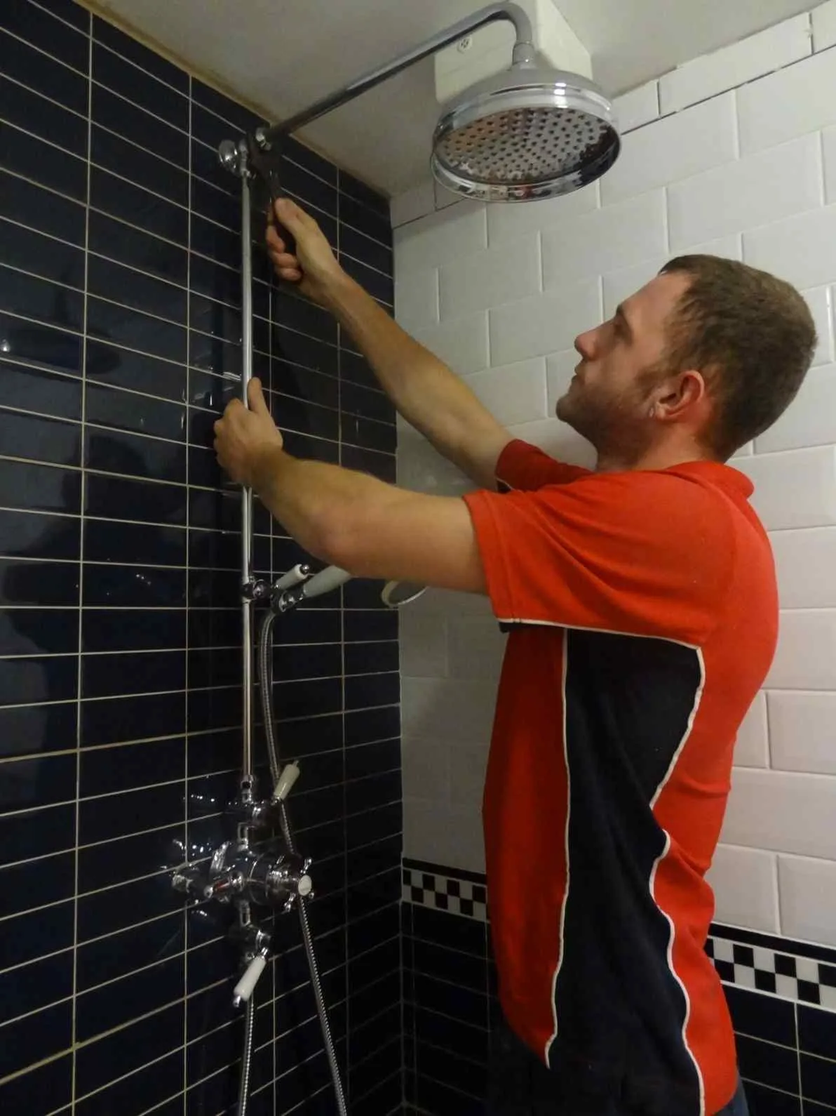 Greenwich Plumbers engineer installing copper pipework during a boiler and central heating installation