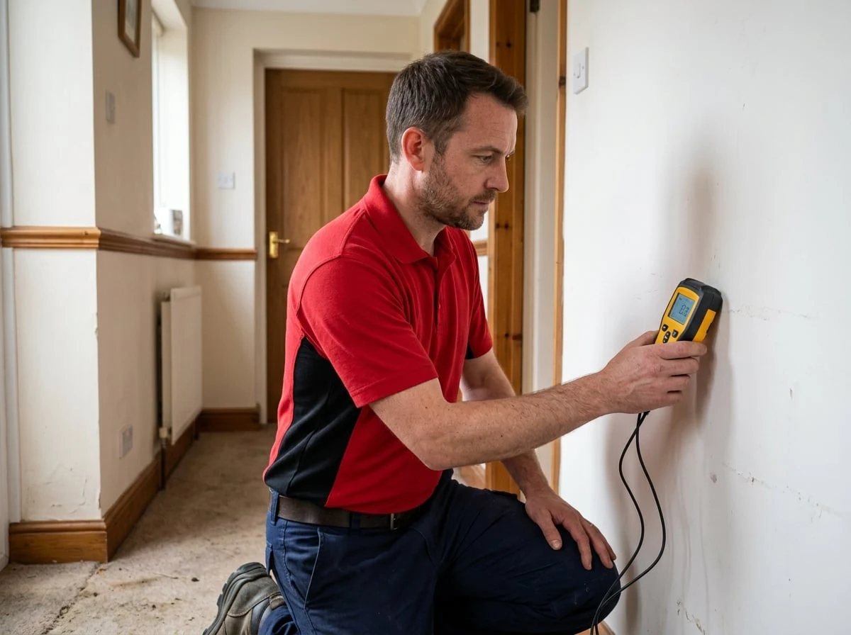 Greenwich Plumbers engineer using leak detection equipment in Greenwich